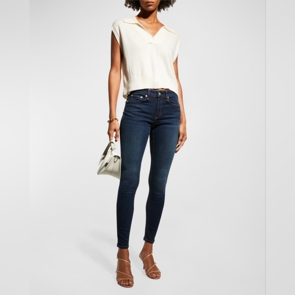 Rag & Bone Cate Mid-Rise Skinny Ankle Jeans - Picture 1 of 17